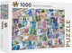 Puzzle Rebo - 1000 pezzi - note del mondo - qualità premium