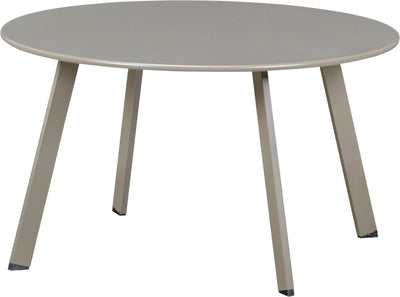 Tavolino da giardino in legno - metallo - sabbia - 40x70x70