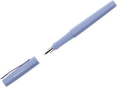 Faber-castell vulpen - poly pen - penpunt m - pale iris - fc-241004