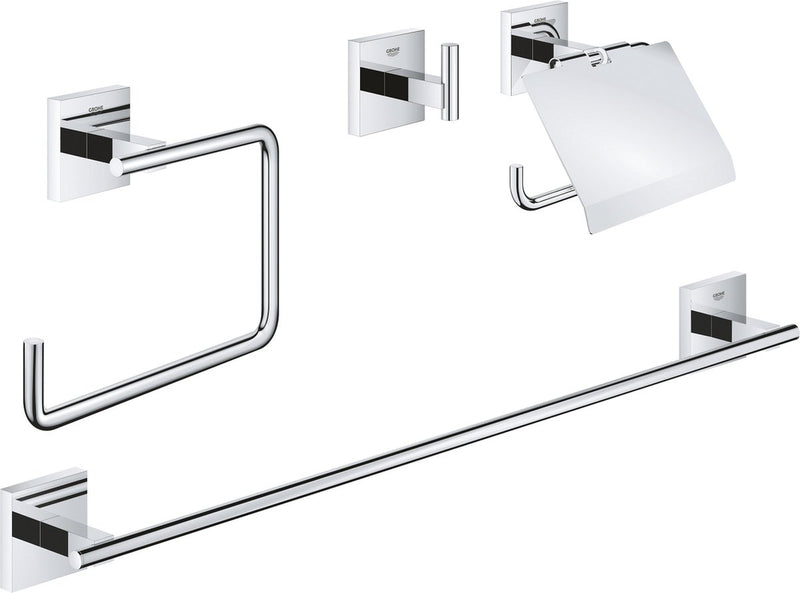 Grohe start cube juego de accesorios 4 en 1 - cromo 41115000
