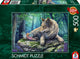 Schmidt - puzzle - lupo ed elfo - 500 pezzi - bambini - da 10 anni