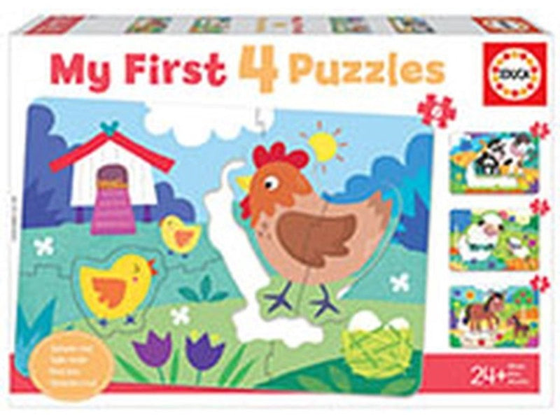Educa - il mio primo puzzle - mamma e bimbo - 4 puzzle da 3-4-5 pezzi
