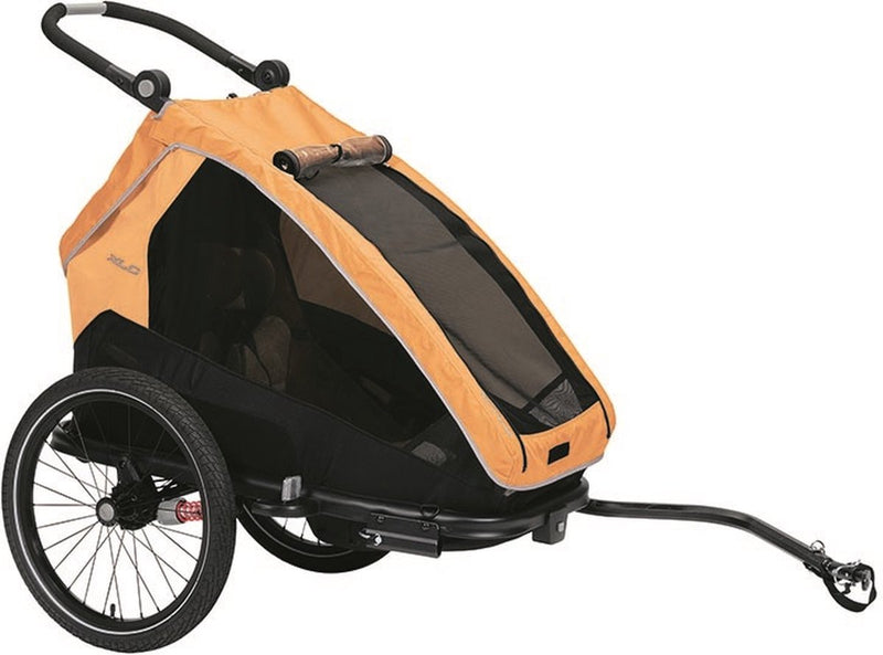 Remolque de bicicleta xlc monos - naranja - bs-c09 - cochecito - jogger