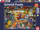Schmidt - Puzzle - Vendita in garage - 500 pezzi - Bambini - da 10 anni