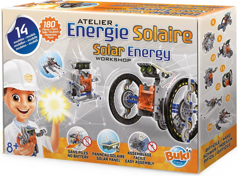 Buki france buki - vehículos con energía solar - set de construcción - juguetes educativos - experimento