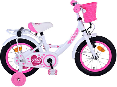 Volare Ashley Children's Bicycle - Girls - 14 inch - White