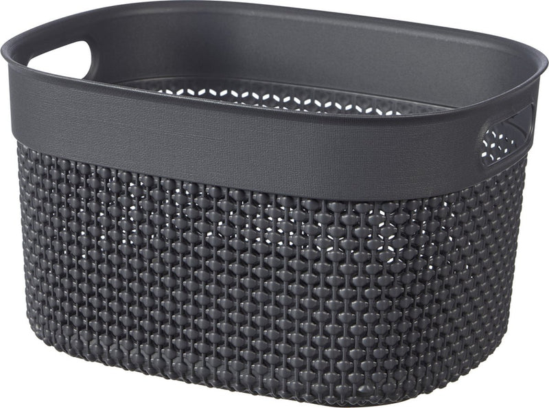 Cestino filo Curver s - 6l - grigio scuro
