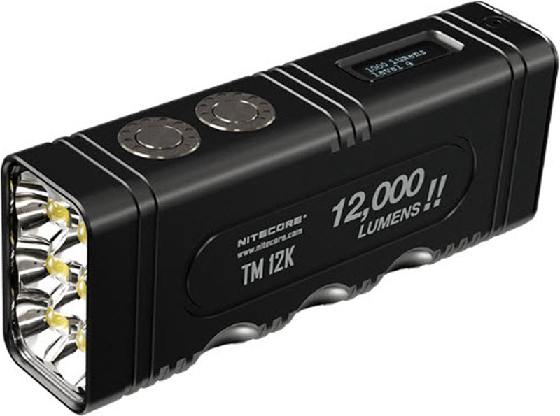 Linterna recargable nitecore tm12k