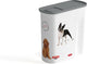Curver contenitore per cibo per cani - 6l - 2,5kg - 28x12x28cm bianco grigio