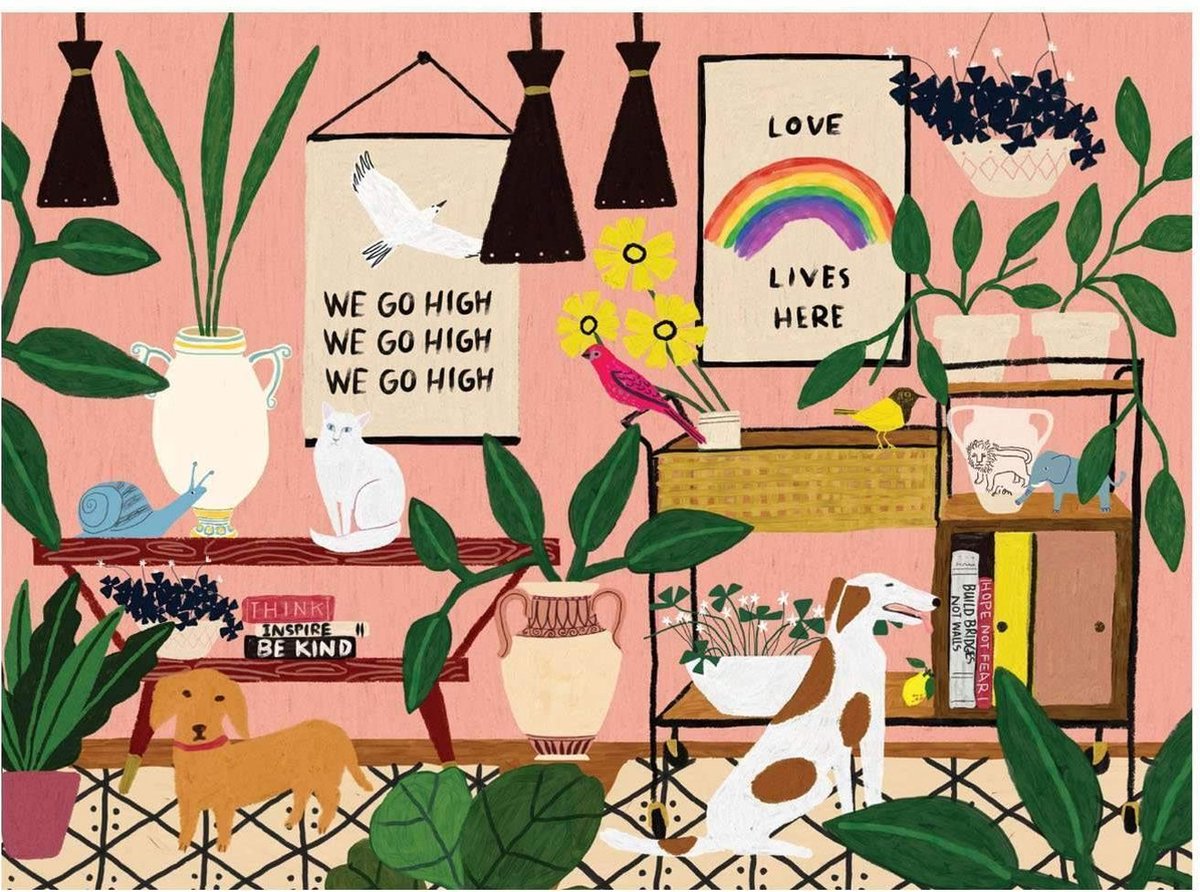 Anne Bentley Love Lives Here Puzzle da 1000 pezzi