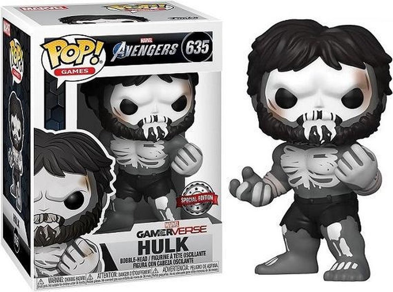 ¡Funko pop! juegos - marvel avengers - gamerverse hulk - #635 - edición especial