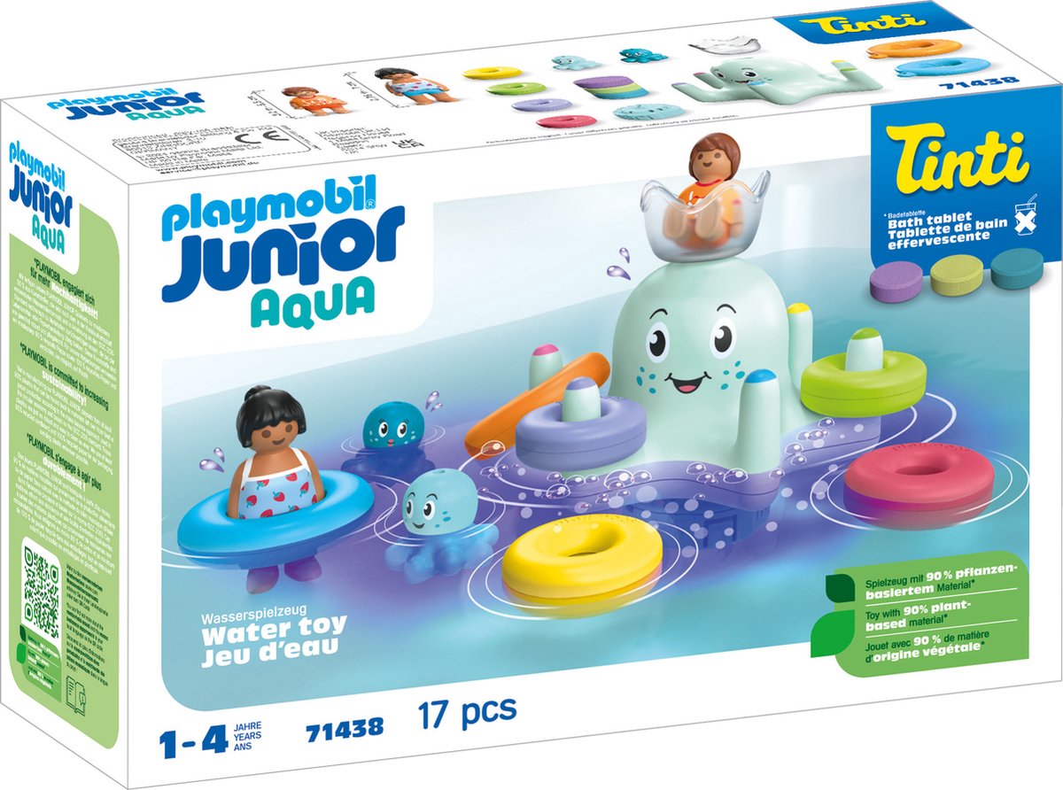 Playmobil junior tinti: kleurrijke kraken - 71438