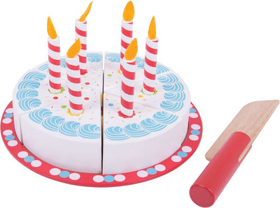 Torta di compleanno in legno di bigjigs