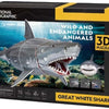 Divertimento cubico divertimento 3d puzzle nazionale geografico witte shark