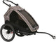Xlc monos fietskar - grijs - bs-c09 - kinderwagen - jogger