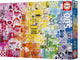 Educa - puzzel - collage kleuren - 500 stukjes karton - legpuzzel