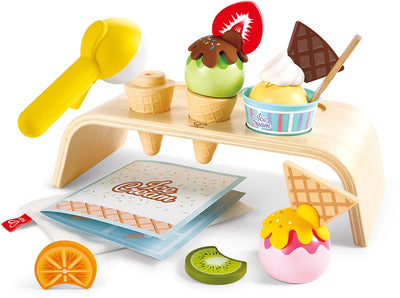 Set da gioco gelateria giocattolo in legno Hape - - da 24 mesi