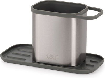 Joseph joseph duo opal - kitchen caddy with sponge holder stainless steel - stainless steel - gray
