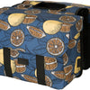 Fastrider nyla - dubbele fietstas - 32l - waterafstotend recycled polyester - mik systeem - geel - reflectie - regenoren