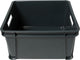 Sunware . uni box - opbergbox - kunststof - antraciet - 30 liter