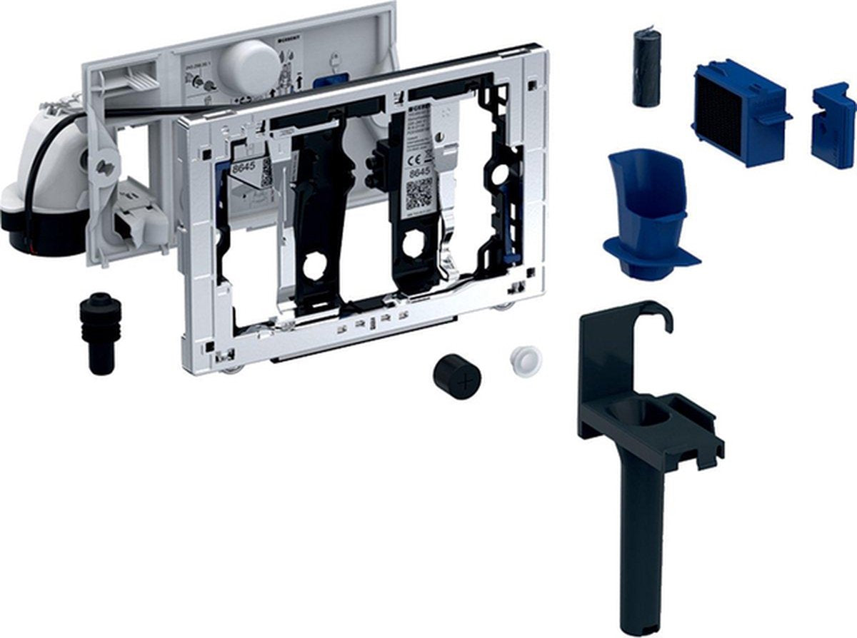 Modulo Geberit duofresh stick duofresh manuale per serbatoio integrato sigma 12 cm grigio