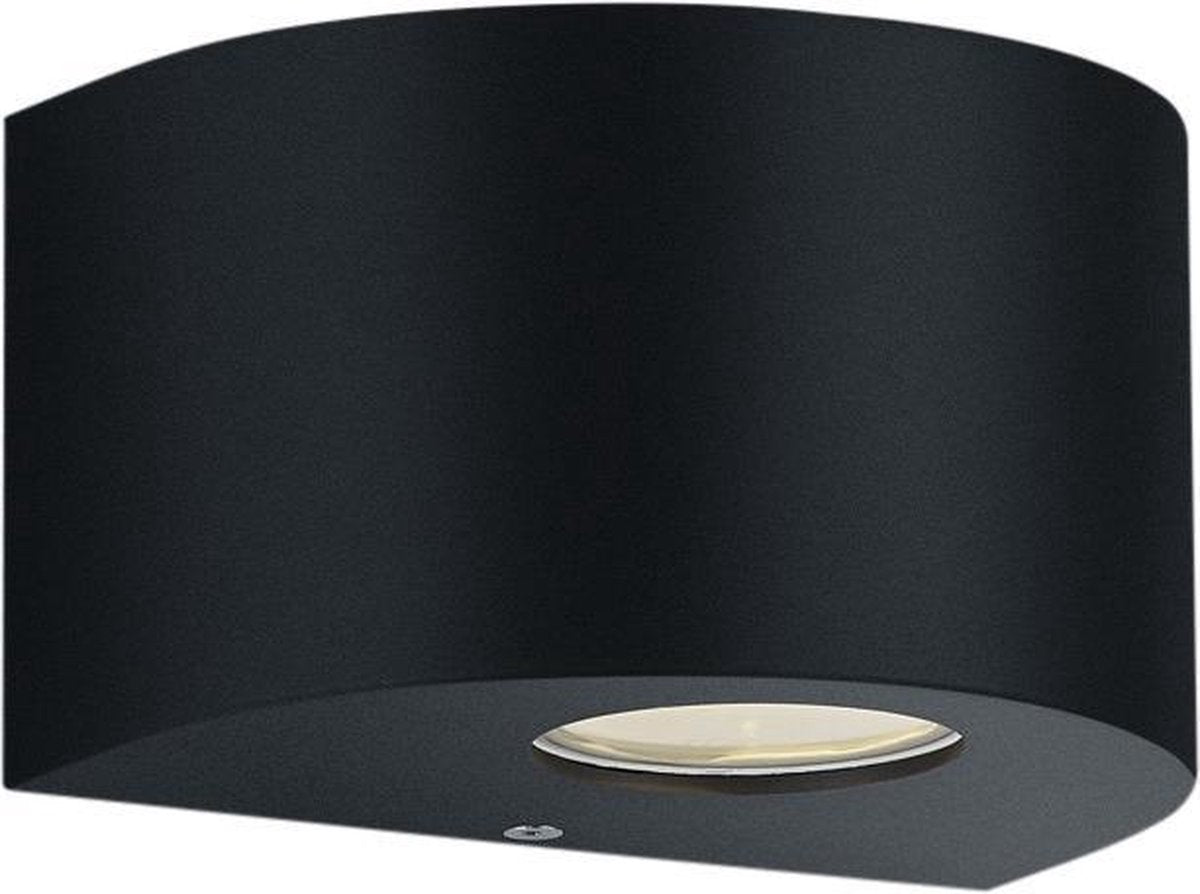 Rl live your light reality rosario - lampada da parete - nero opaco - incl. 2x smd 2w - illuminazione esterna - ip44