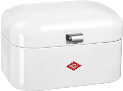 Panera individual Grandy Wesco | 7,5 litros - tamaño m | metal - blanco | almacenamiento de pan