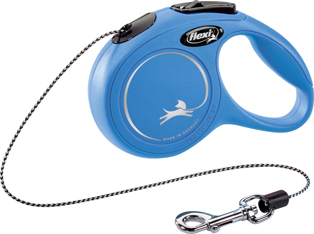 Correa flexible para gatos Zalman New Classic Azul XS