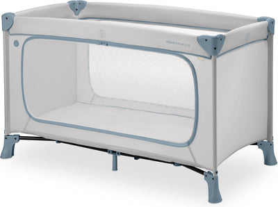 Hauck dream n play plus - cama de camping - pasaje extra grande - azul polvoriento