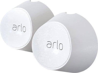 Supporto da parete magnetico Arlo (Bianco) - Supporto da parete - Accessorio certificato - Supporto da parete magnetico, resistente alle intemperie - Compatibile con telecamere di sicurezza Ultra 2, Ultra, Pro 5, Pro 4, Pro 3, set di 2 - VMA5000-10000S