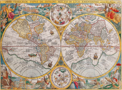 Ravvensburger Jigsaw Puzzle World Map 1594, 1500st.