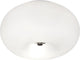 Eglo optica - plafondlamp - ø280mm. - nikkel-mat - wit