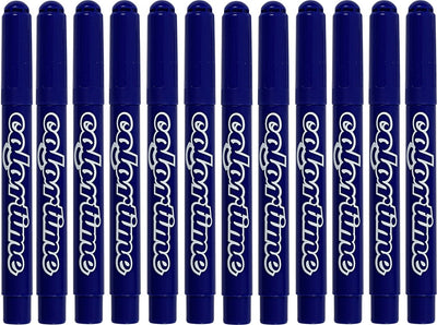Marcadores jumbo azul oscuro, 12º.