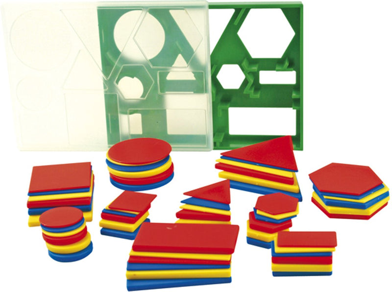 Weplay Geo Set 60 – set educativo di forme geometriche per bambini, ideale per imparare le forme 2D - dai 4 anni