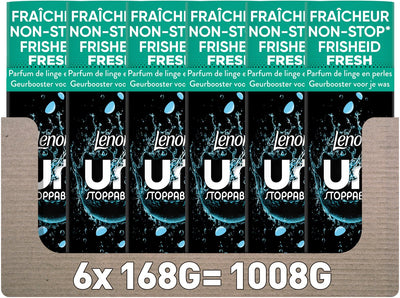 Lenor unstoppables fragrance booster fresh scent - 6 x 168 grams - washing perfume
