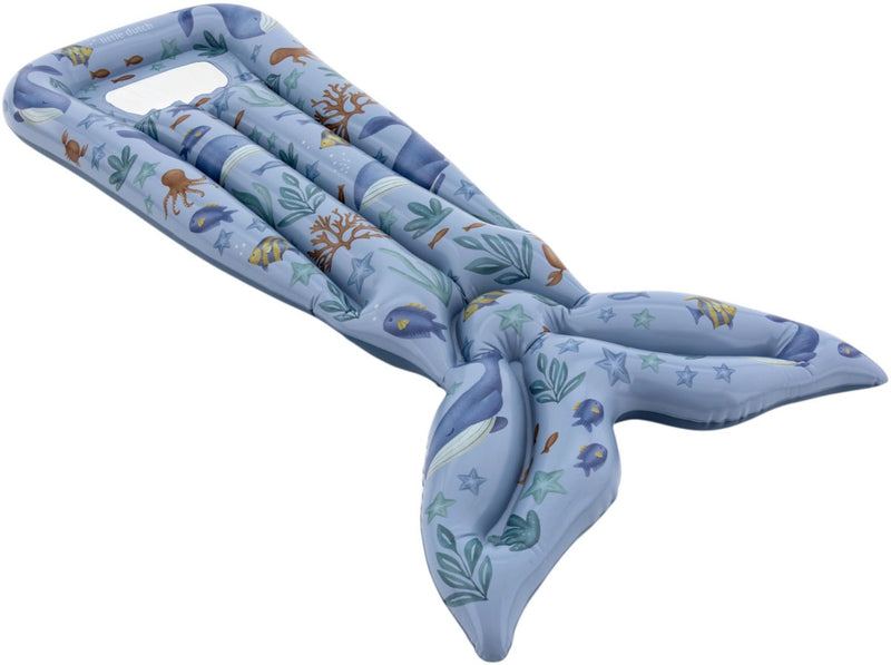 Rubo Toys little dutch ocean world colchón de aire con cola azul