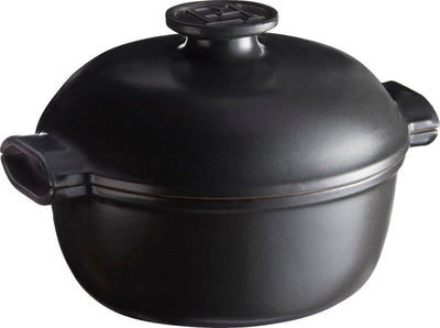 Emile henry - small delight saucepan - 2.0ltr - slate