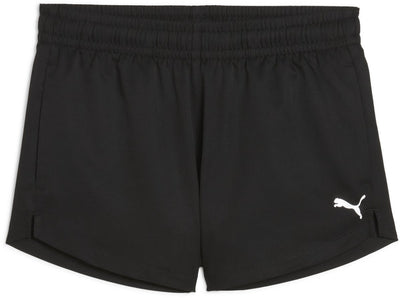 Puma tad ess woven shorts g pantalones deportivos para niñas - negro