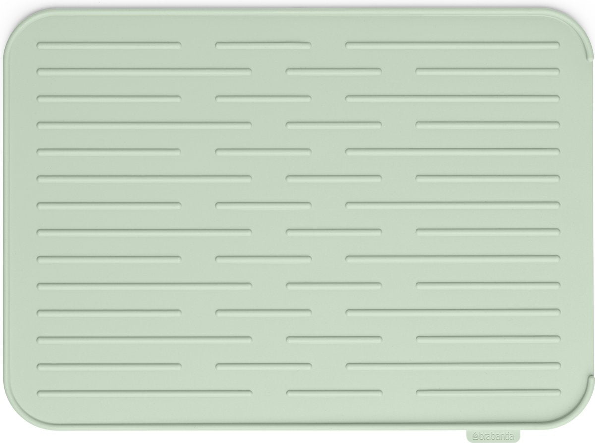 Brabantia sinkside afdruipmat - siliconen - 44 x 32 cm - jade green