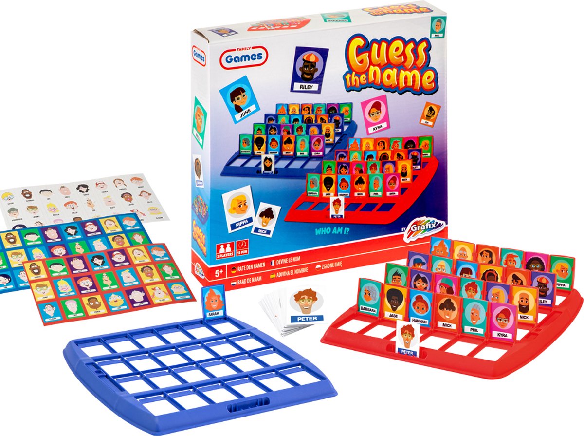 Grupo de artesanía creativa adivina el nombre del juego infantil
