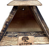 Utopia Nest Box Roodborst Merel Banded Douglas Wood