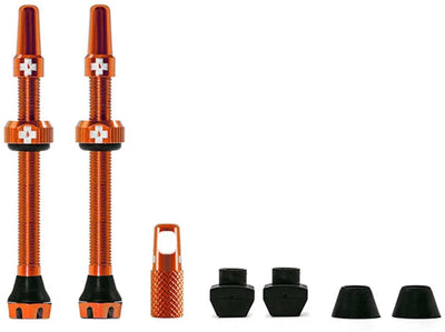 Valvola muc-off muc off tubeless v2 sv (44mm) colore: alluminio arancione