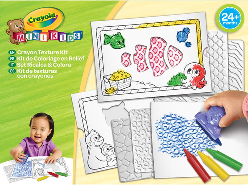 Kit texture pastello Goliath crayola - set di colori in rilievo a pastello