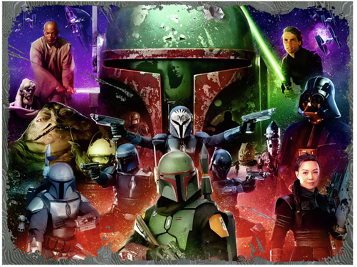 Ravensburger Star Wars Boba Fett Premium Hunter, 1500st.