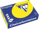 Clairefontaine trophée intens, gekleurd papier, a4, 210 g, 250 vel, zonnegeel