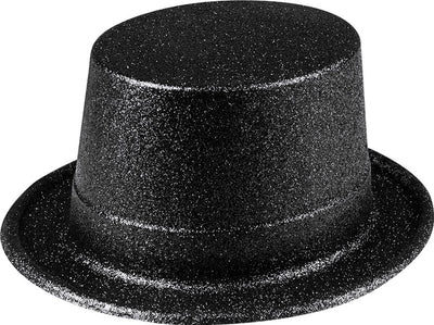 Boland - sombrero brillo negro - 57 - adultos - unisex - brillo y glamour