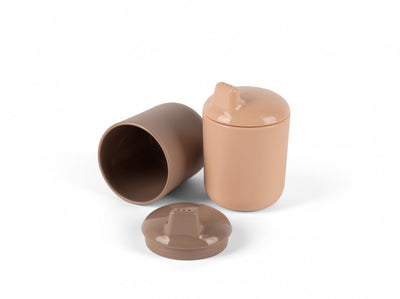 Dantoy Anti-Mess Bebe Cups Beige Mokka, 2dlg.