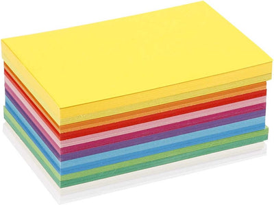Colortime spring cardboard, a6, sheet 105x148 mm, 180 gr, various colors, 120 various sheets 1 box