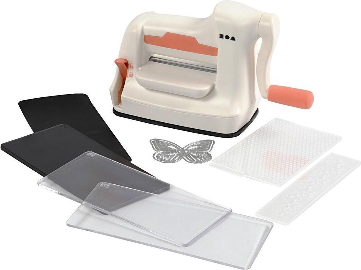 Set iniziale dell'azienda Creativ - punzonatrice e goffratrice, A7, foglio 74x105 mm, 1 set