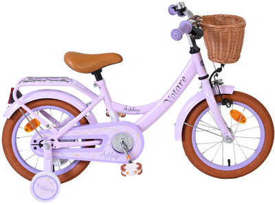 Bicicleta infantil Volare ashley - niña - 14 pulgadas - lila